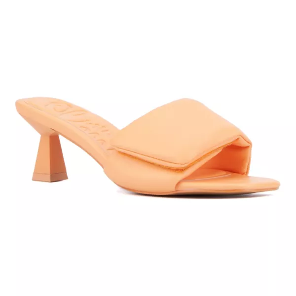 Женские туфли Allure с пухлыми каблуками Olivia Miller, цвет orange sorbet