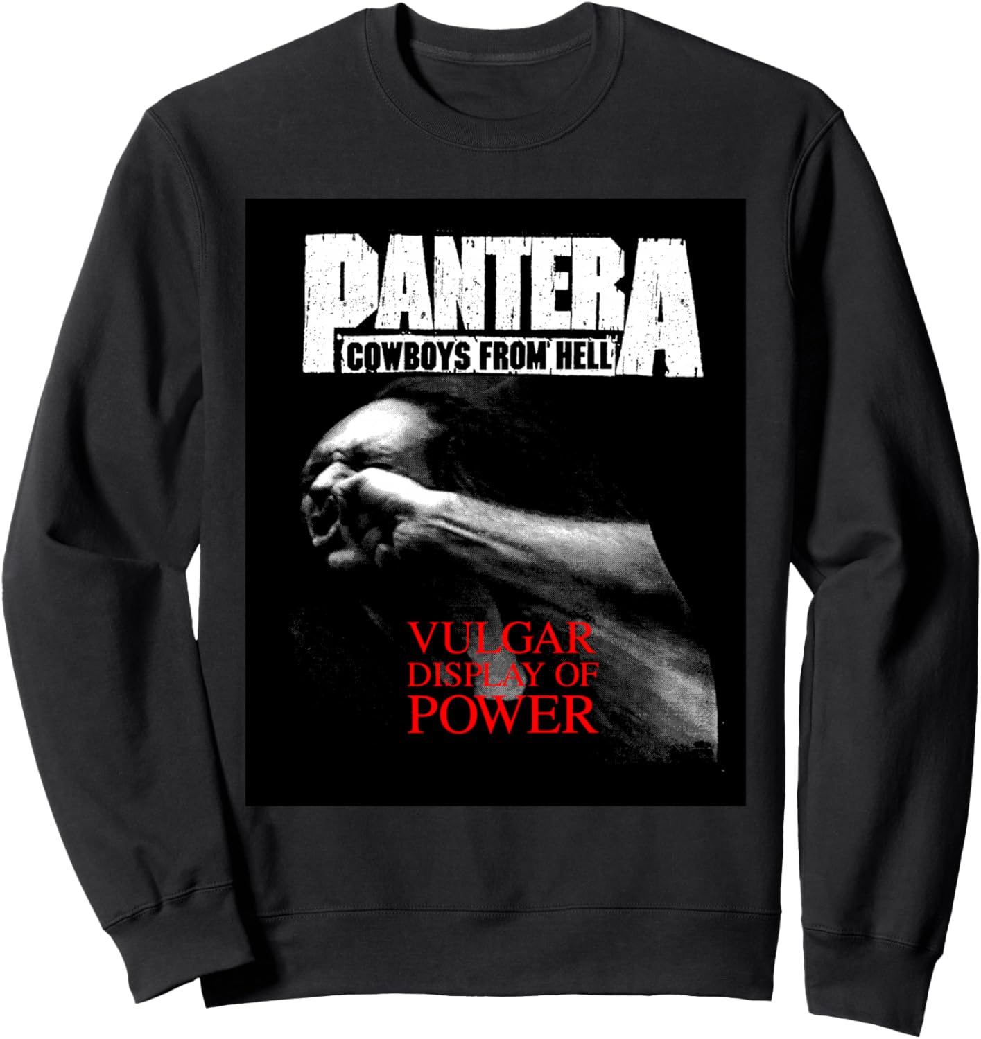 

Официальная толстовка Pantera Vulgar Power Display, черная, Черный, Официальная толстовка Pantera Vulgar Power Display, черная