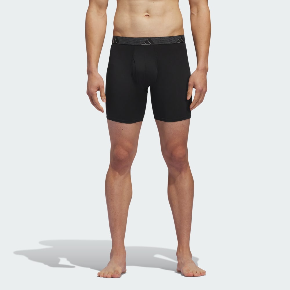 

Боксеры Adidas Microfiber Boxer Briefs 3-Pack, цвет Black/Onix/Grey
