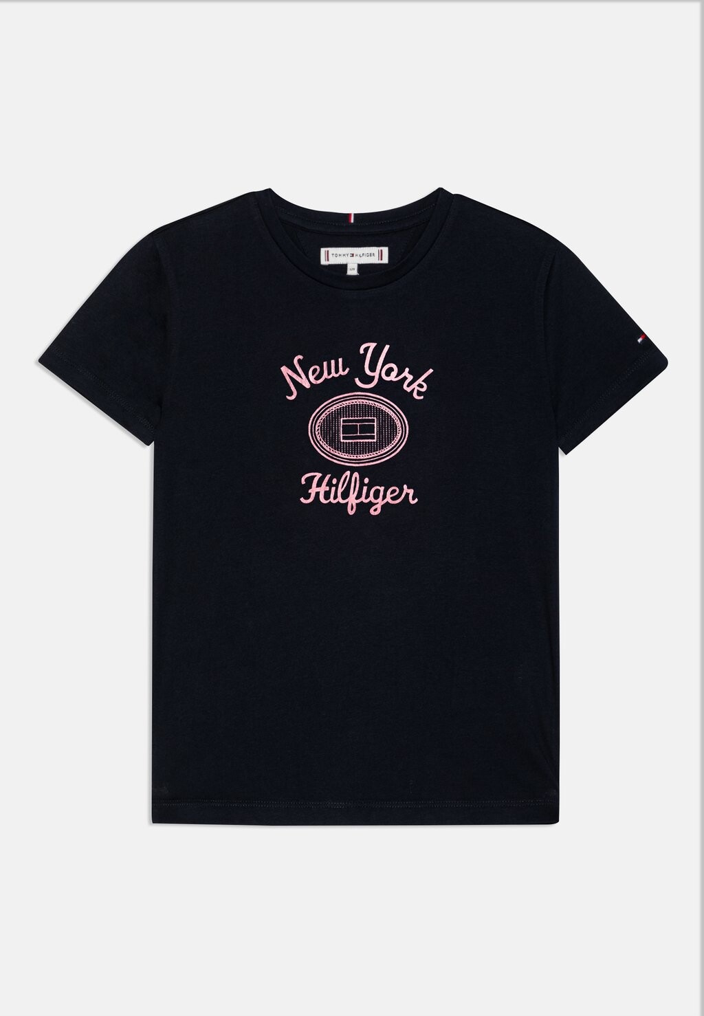 

Футболка с принтом Ny Foil Tee Tommy Hilfiger, темно-синий