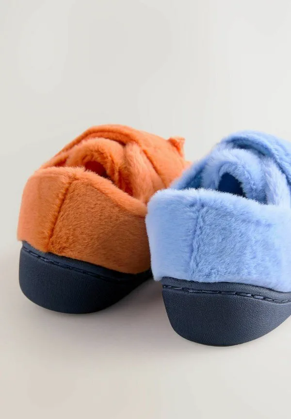 Тапочки с чашеобразной подошвой Next, Blue/Orange — фото 3