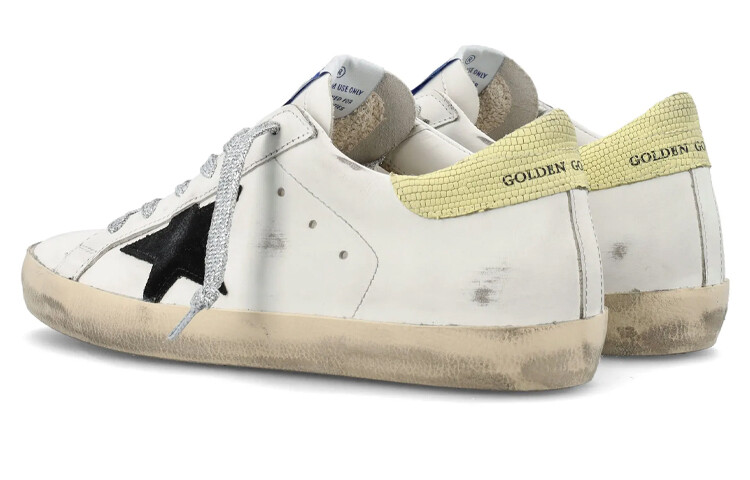 Кроссовки для скейтбординга Super-Star женские, низкие, белые Golden Goose — фото 4