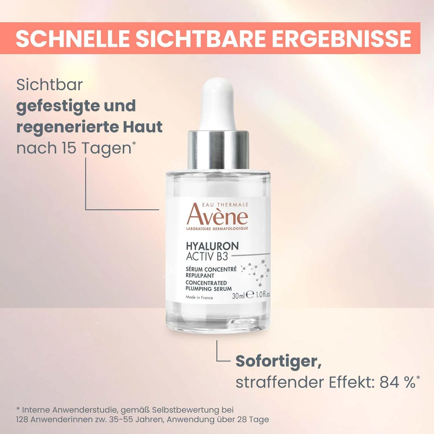 Сыворотка Avene — Концентрат Hyaluronic Activ B3 Plumping Serum Concentrate от AVÈNE — фото 4