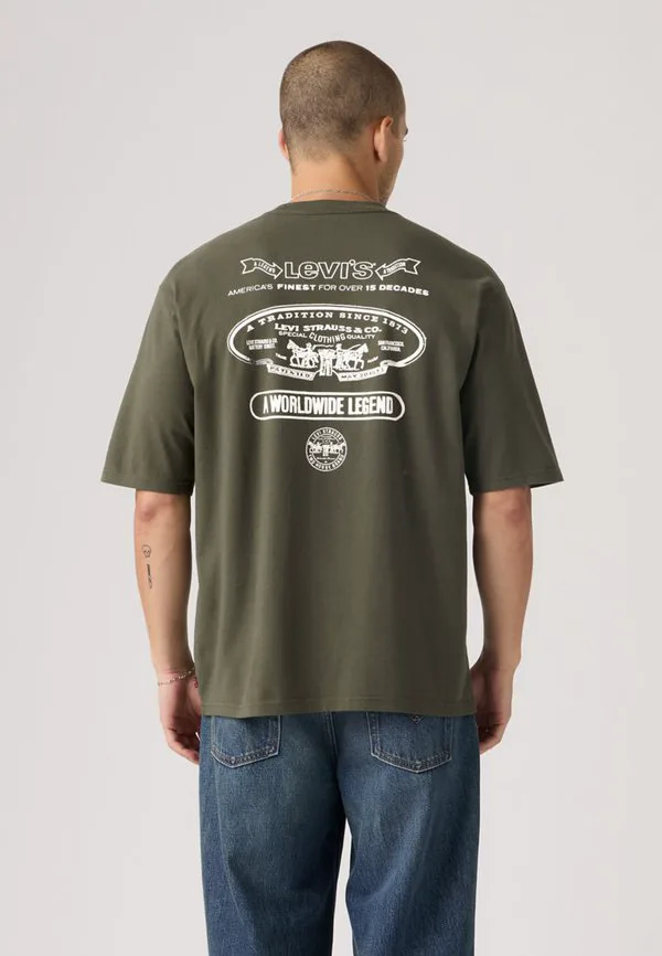 Футболка с коротким рукавом и принтом Levi'S, Khaki