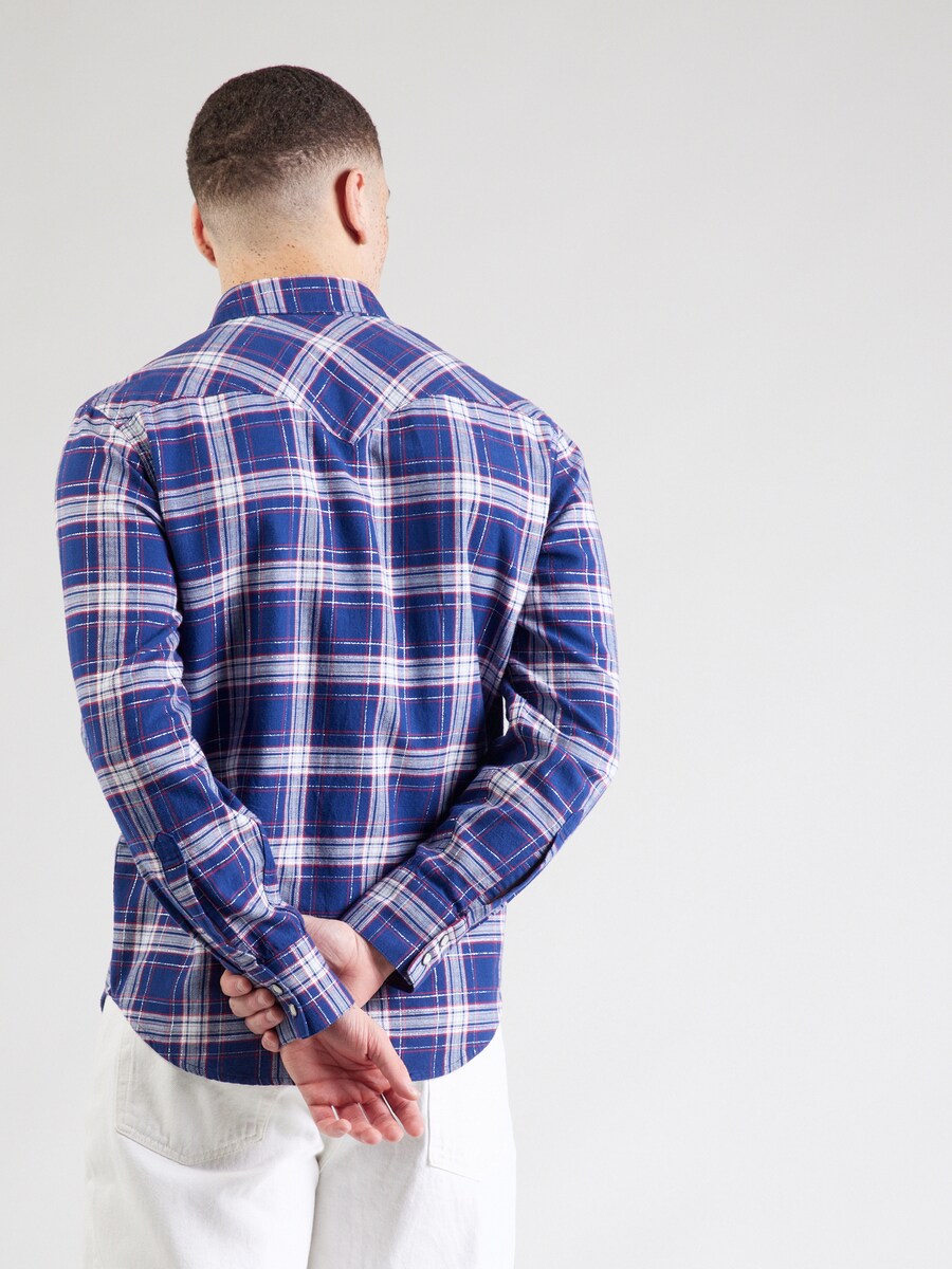 Рубашка на пуговицах классического кроя LEVI'S , Cobalt Blue — фото 4