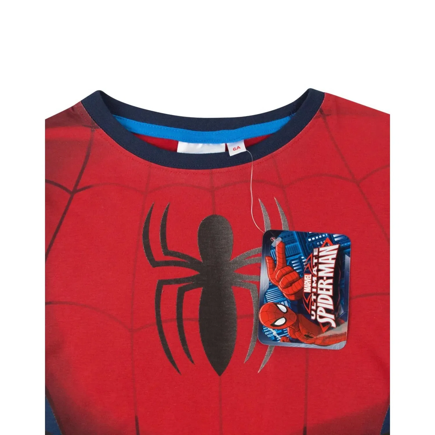Пижама Marvel Spider-Man, красная, для мальчиков, красный — фото 2