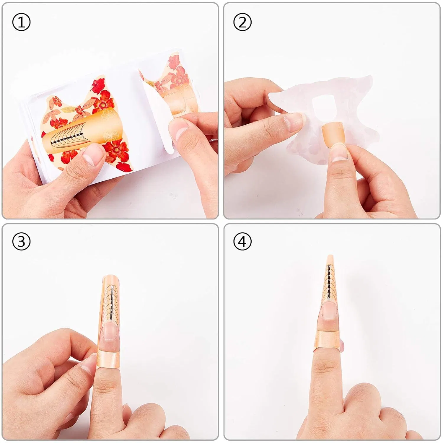 Набор форм для наращивания ногтей NICENEEDED «Бабочка» Niceneeded — фото 4