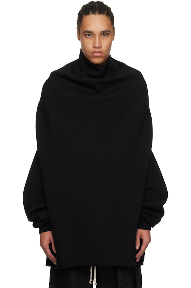 

Голливудский шрауд водолазка Rick Owens Drkshdw, черный