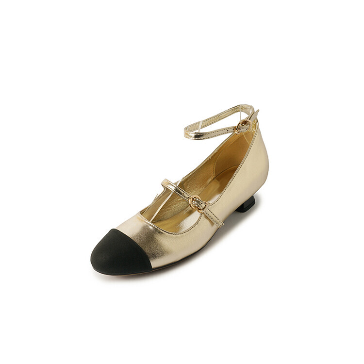 

Туфли Мэри Джейн женские Quicheshoes, золотой