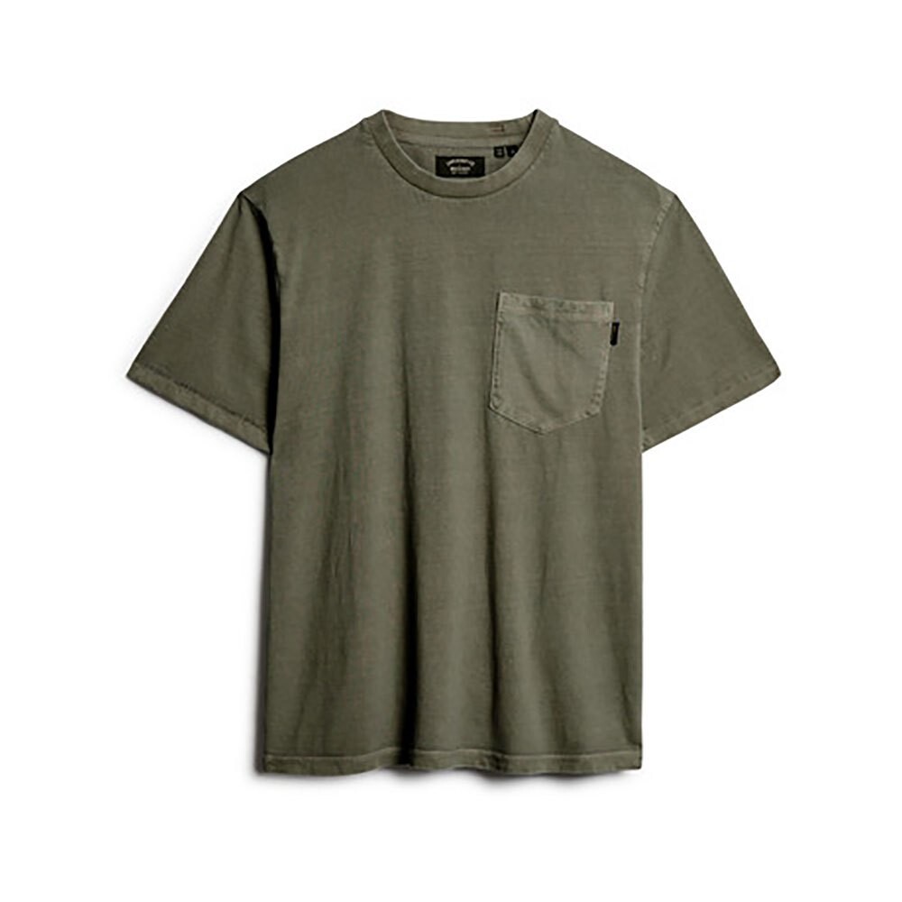 Футболка Superdry Contrast Stitch Pocket Short Sleeve Round Neck, зеленый — фото 2