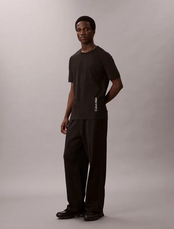 Спортивная футболка, базовая футболка Calvin Klein, Black — фото 2