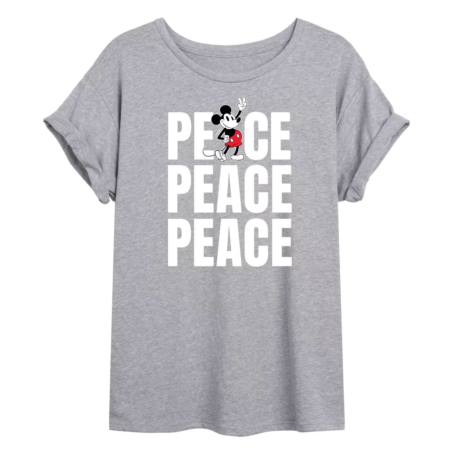 

Детская футболка Disney's Mickey Mouse Peace с струящимся рисунком Disney