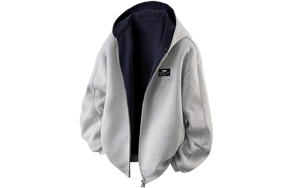 

Толстовка Unisex Hooded Moderate Heavyweight ZIAREL, серый