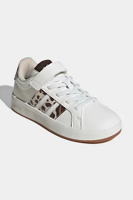 Кроссовки детские Grand Court 3.0 Adidas, белый — фото 2