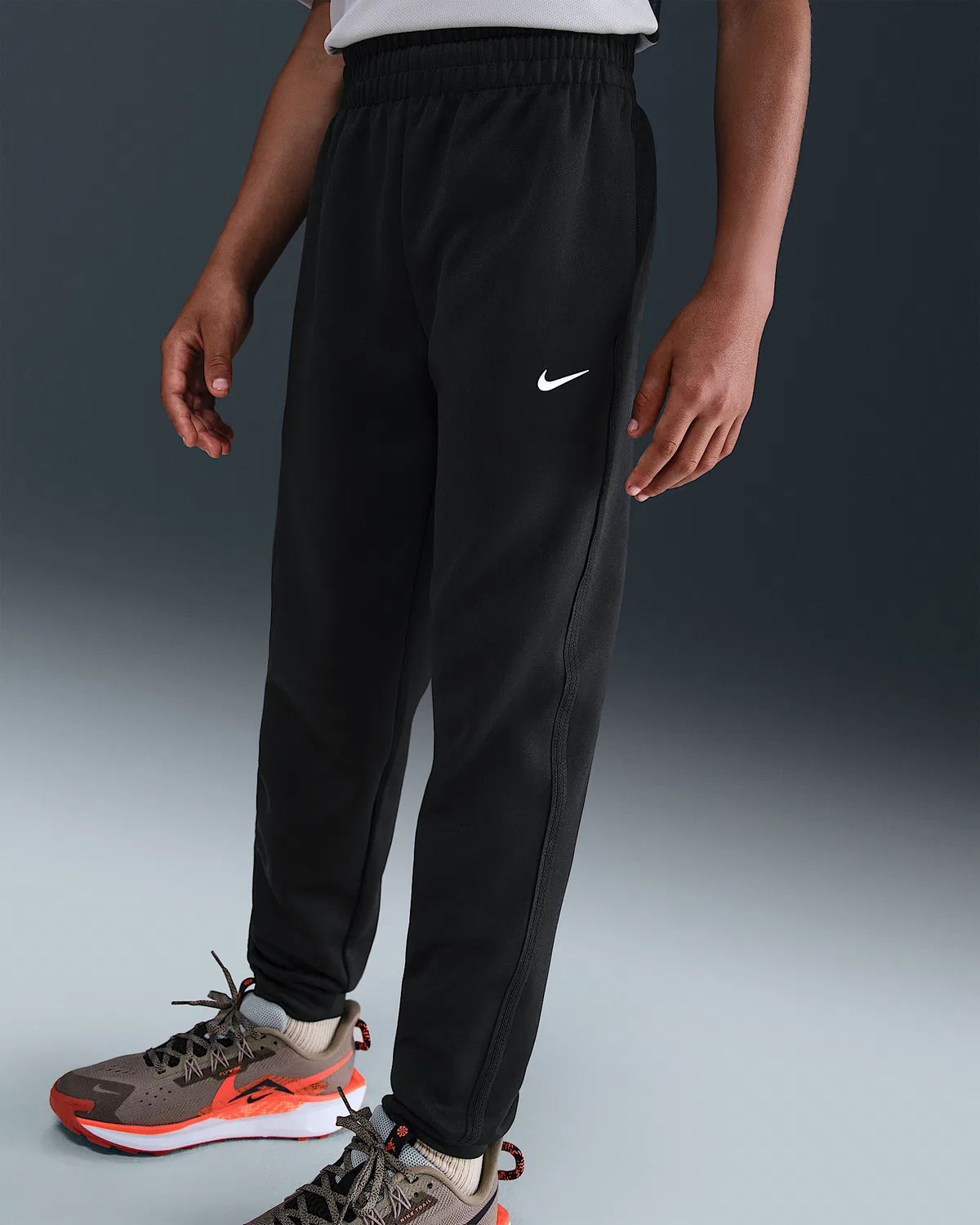 Детские трикотажные штаны Nike Multi, Black/Black/White — фото 2