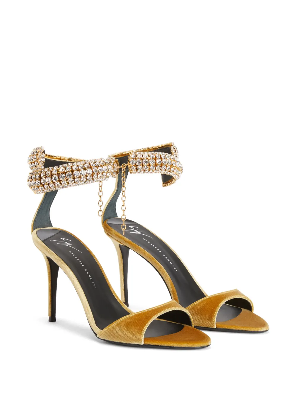Босоножки Intriigo Bijoux 90 Giuseppe Zanotti, золотой — фото 2