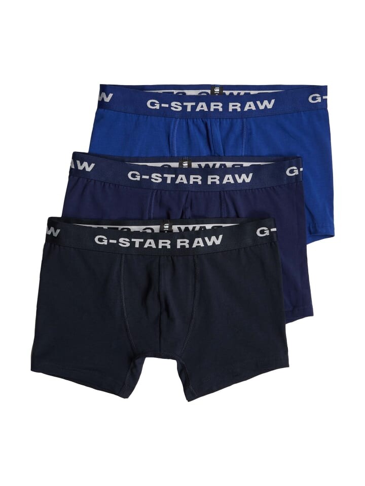 

Боксеры G-Star Raw short 3er Pack, синий