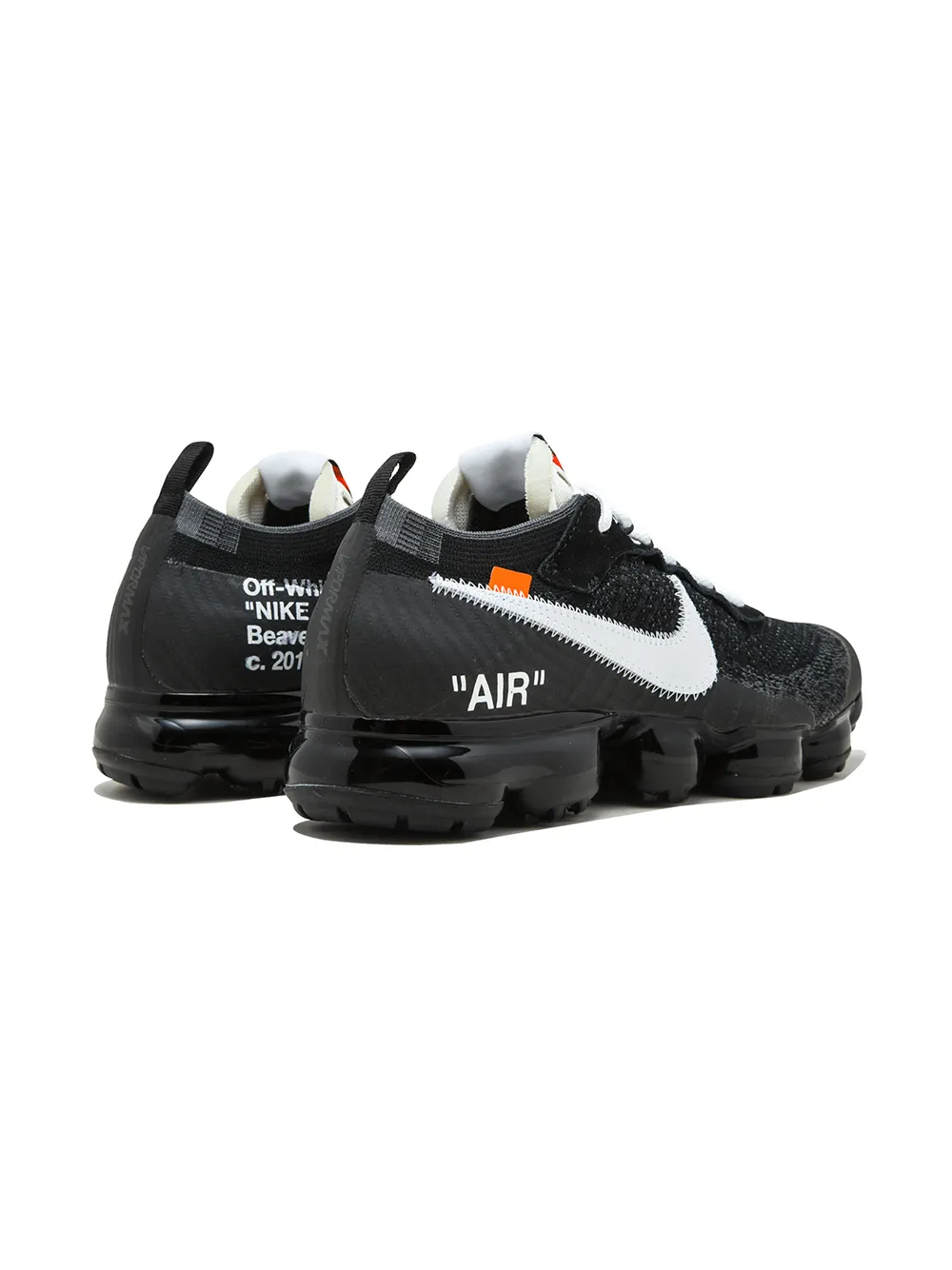 Кроссовки The 10: Air Vapormax FK Nike X Off-White, черный — фото 3