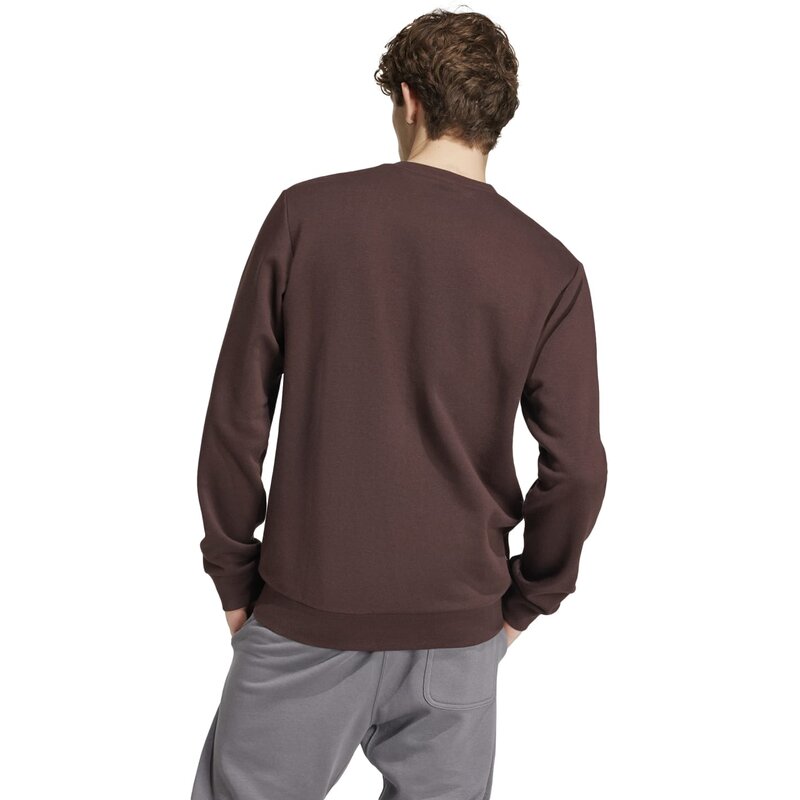 Флисовая толстовка Essentials (стандартная и длинная) Adidas, цвет shabrn — фото 3