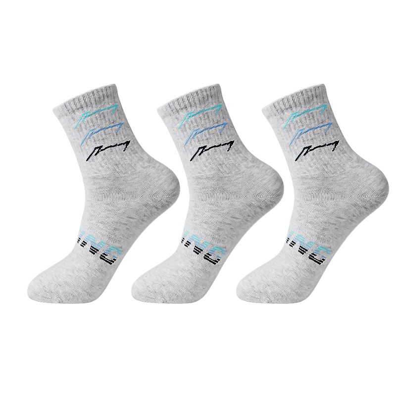 

Средние носки унисекс набор из 3 пар LINING, серый