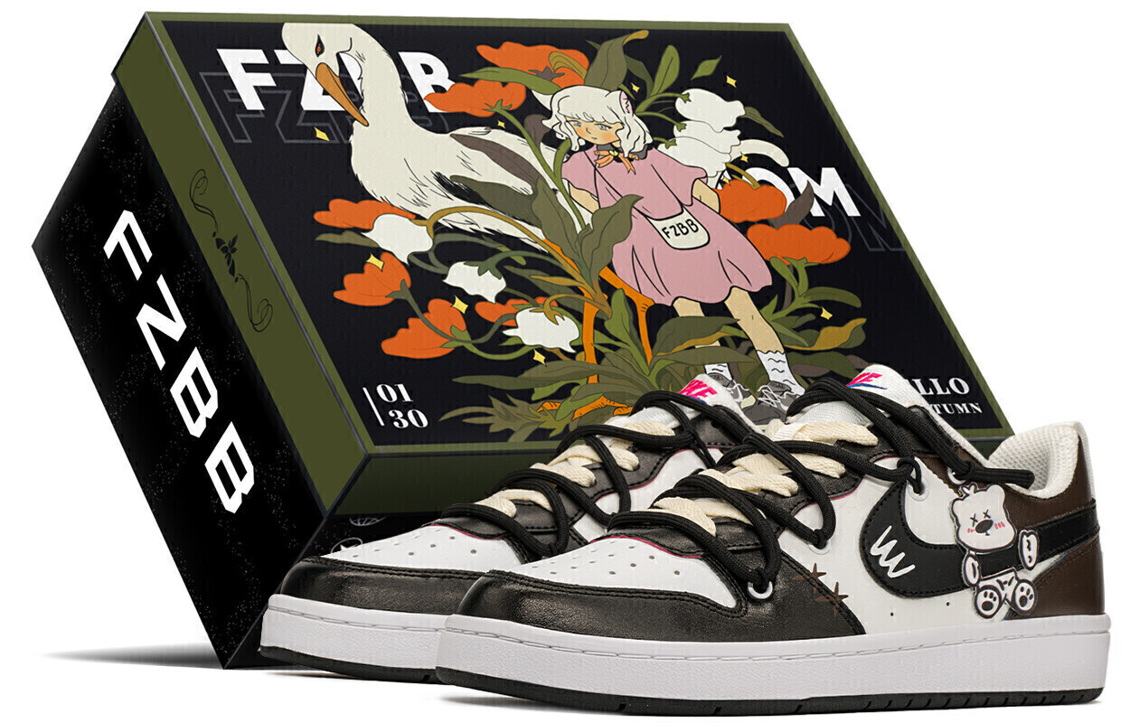 

Кроссовки Nike Court Borough Skateboarding Shoes Women's Low-top Brown, цвет Mocha