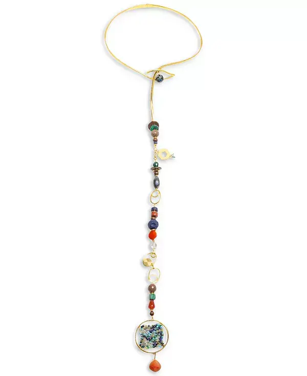 

Ожерелье-Чокер Hiereia 34 дюйма, позолоченное 18 карат Nectar Nectar New York, gld