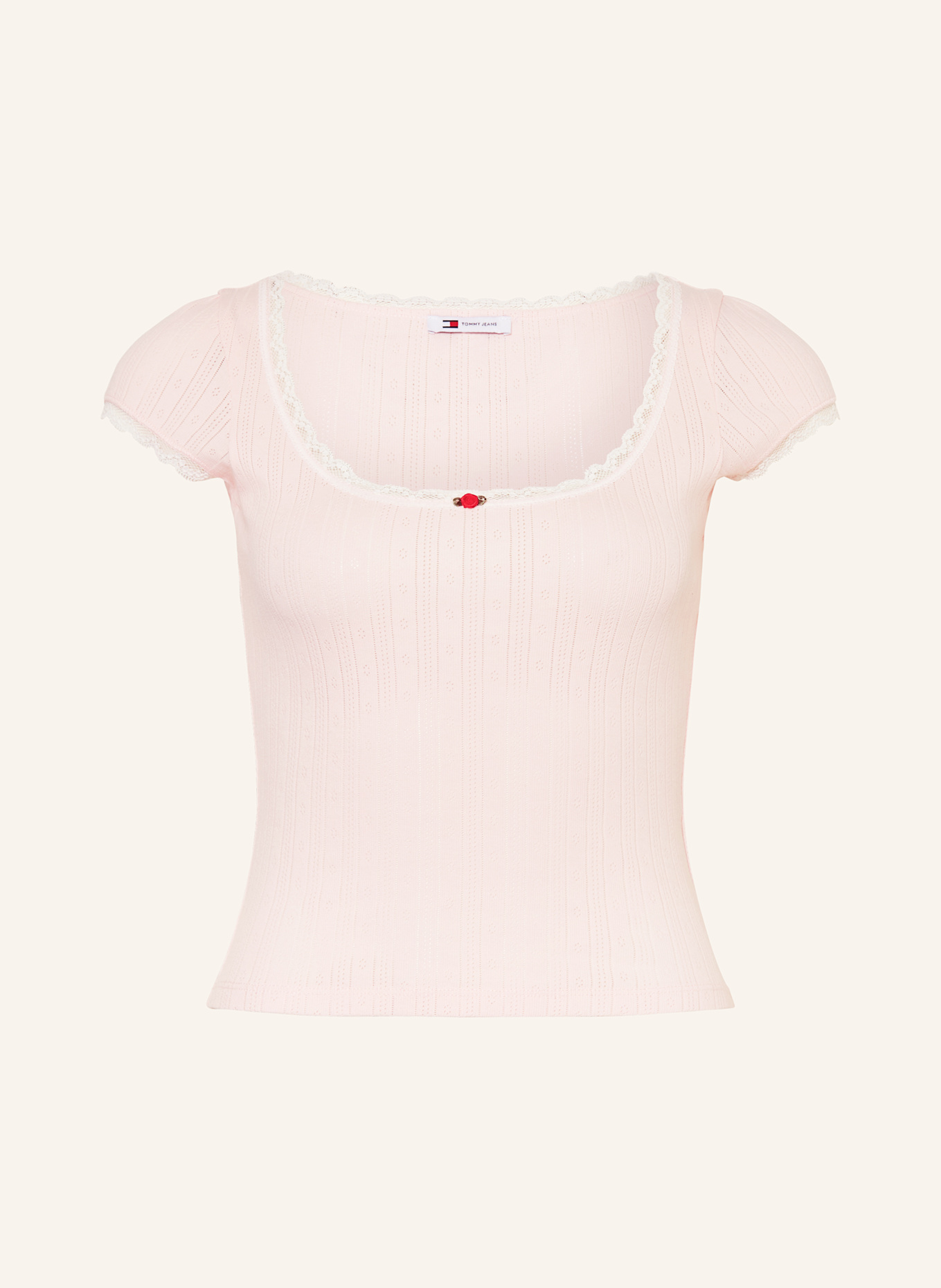 

Футболка Tommy Jeans, розовый