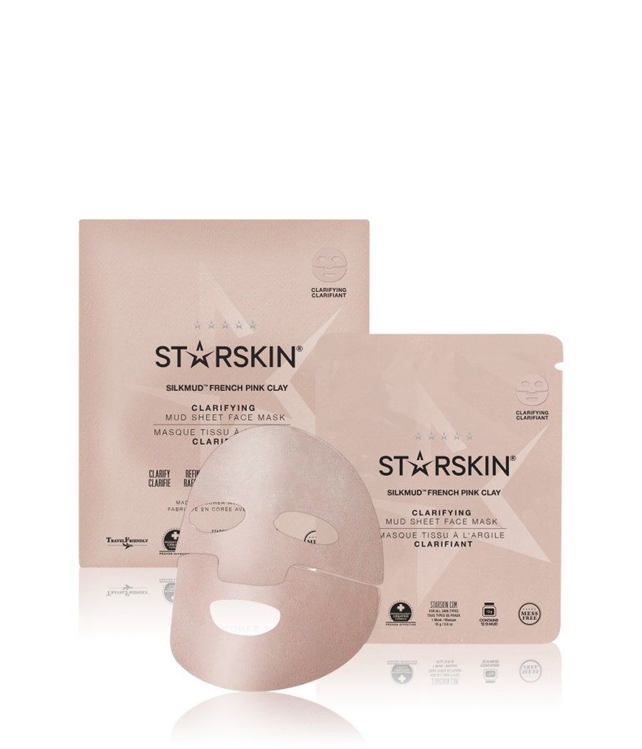 

Тканевая маска STARSKIN Essentials Silkmud French Pink Clay Mask, 1 шт.