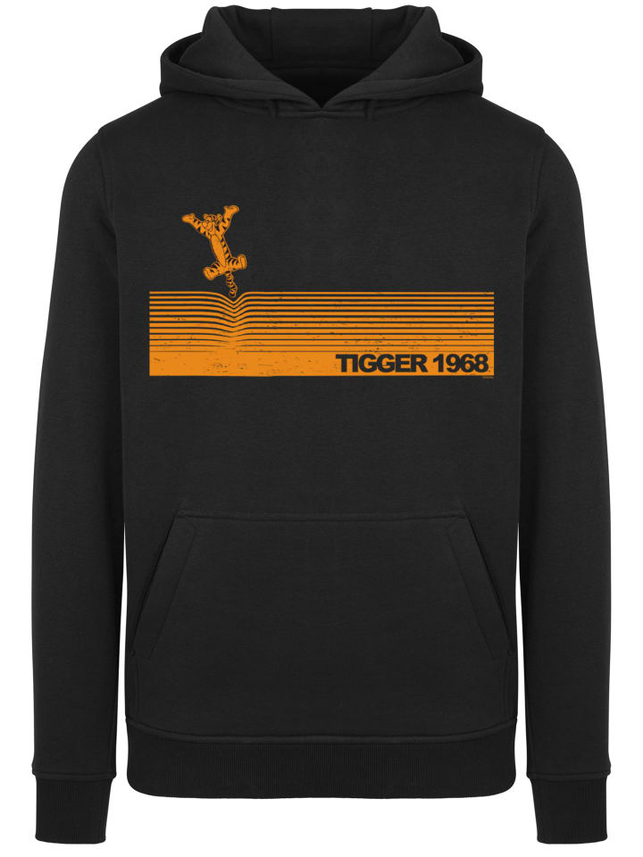 

Толстовка F4NT4STIC Hoodie Disney Winnie Puuh Der Bär Tigger 1968, черный