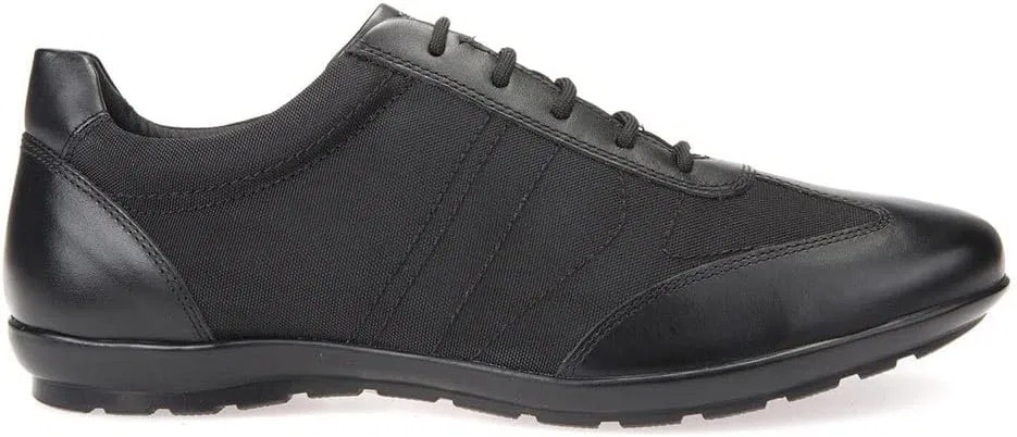 Кроссовки Geox Men's Uomo Symbol Boxfords, Black — фото 4