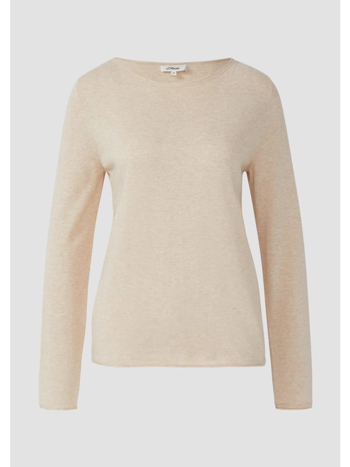 

Вязаный свитер в цвете 81W1_бежевый s.Oliver