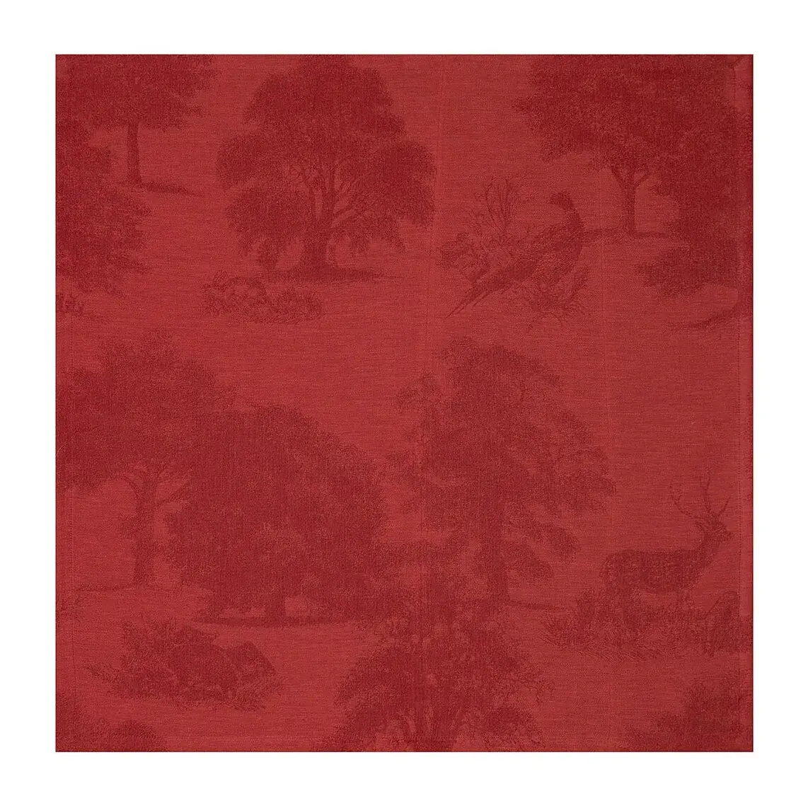 

Льняная салфетка Souveraine Le Jacquard Français, кармин