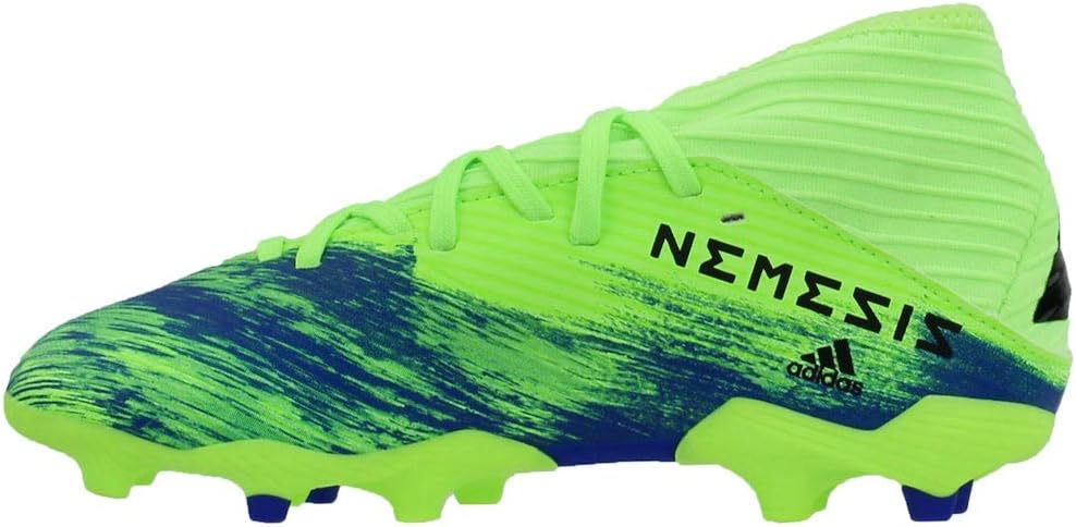 Кроссовки Adidas Kids Nemeziz Messi 19.3 FG, зеленый/черный/синий — фото 4