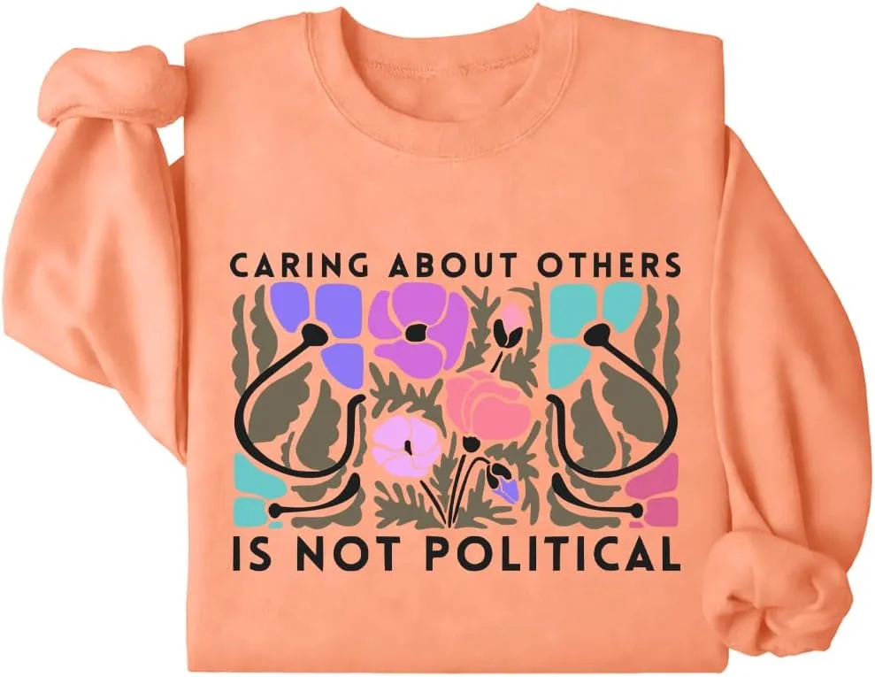 

Толстовка Caring About Other People Is Not Political waqulks