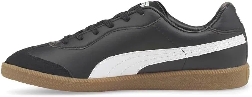 Кроссовки для футбола PUMA King 21 Indoor, Black-white-gum — фото 3