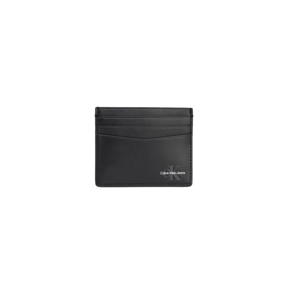 

Черный кожаный кошелек Calvin Klein Jeans