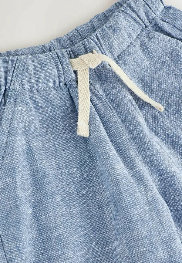 Брюки свободного кроя стандартного размера, на резинке Next, Chambray Blue — фото 2