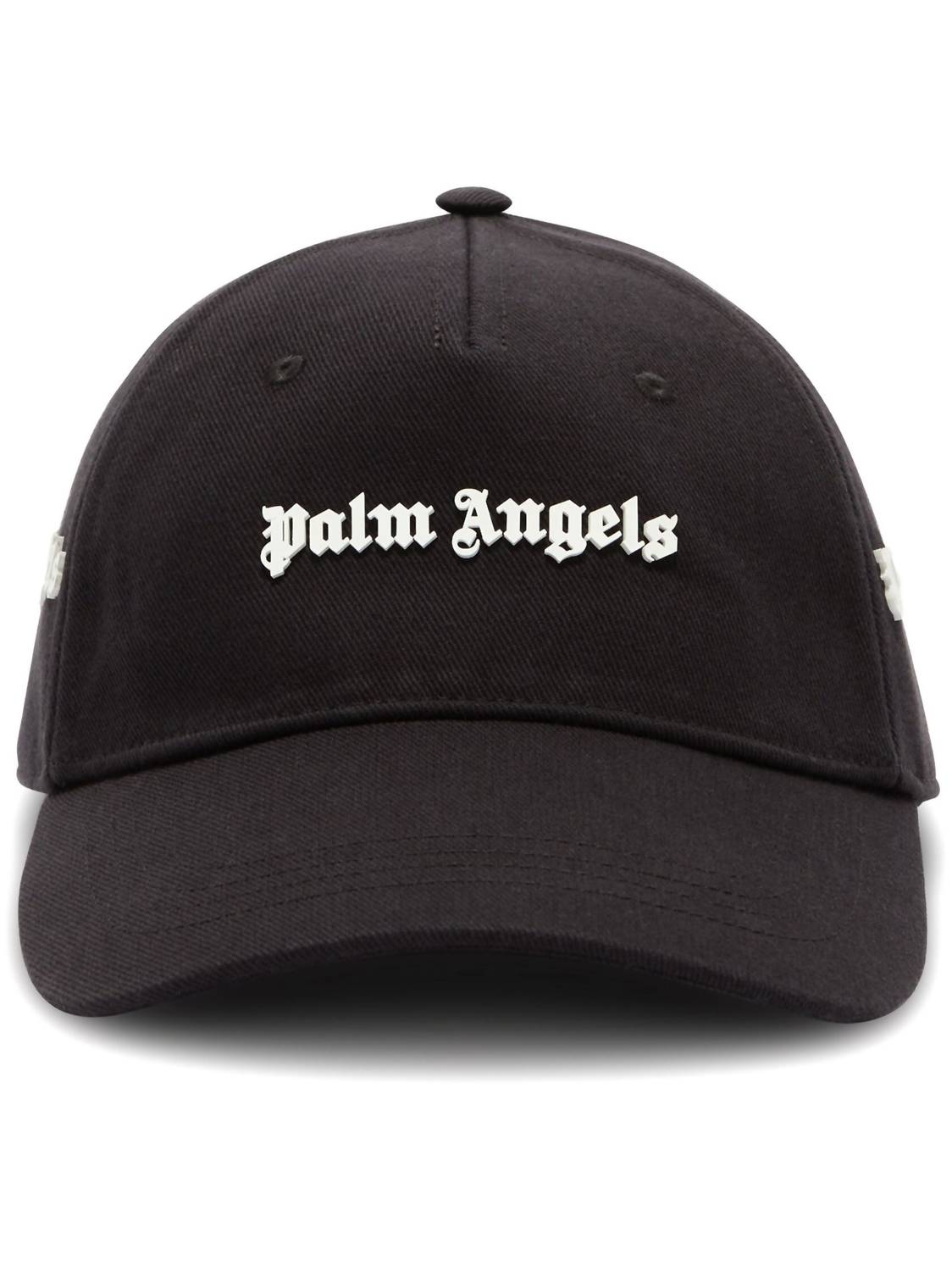 

Женская вышитая кепка черного цвета Palm Angels