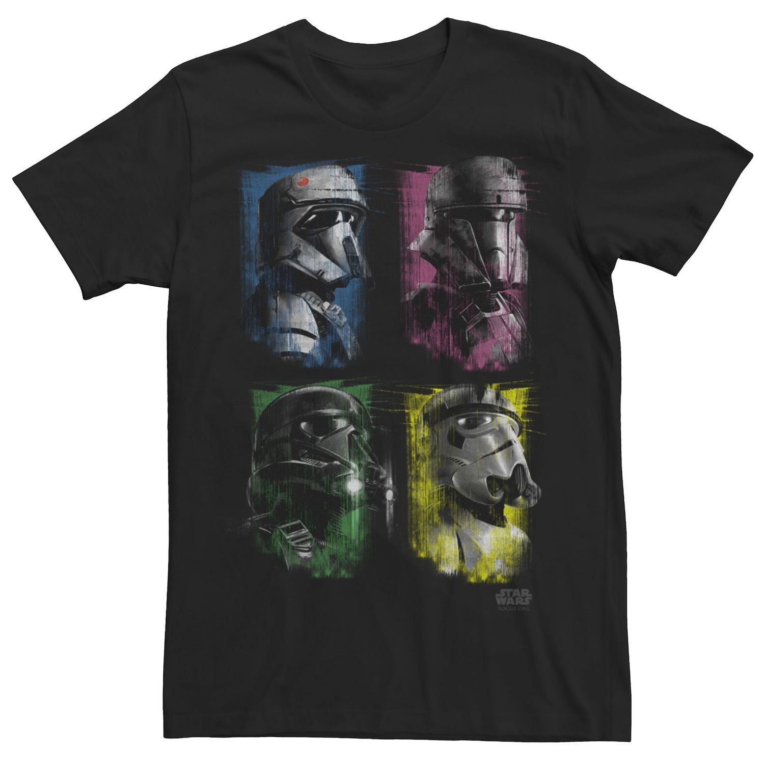 

Мужская квадратная футболка Rogue One Galactic Defense Trooper Star Wars