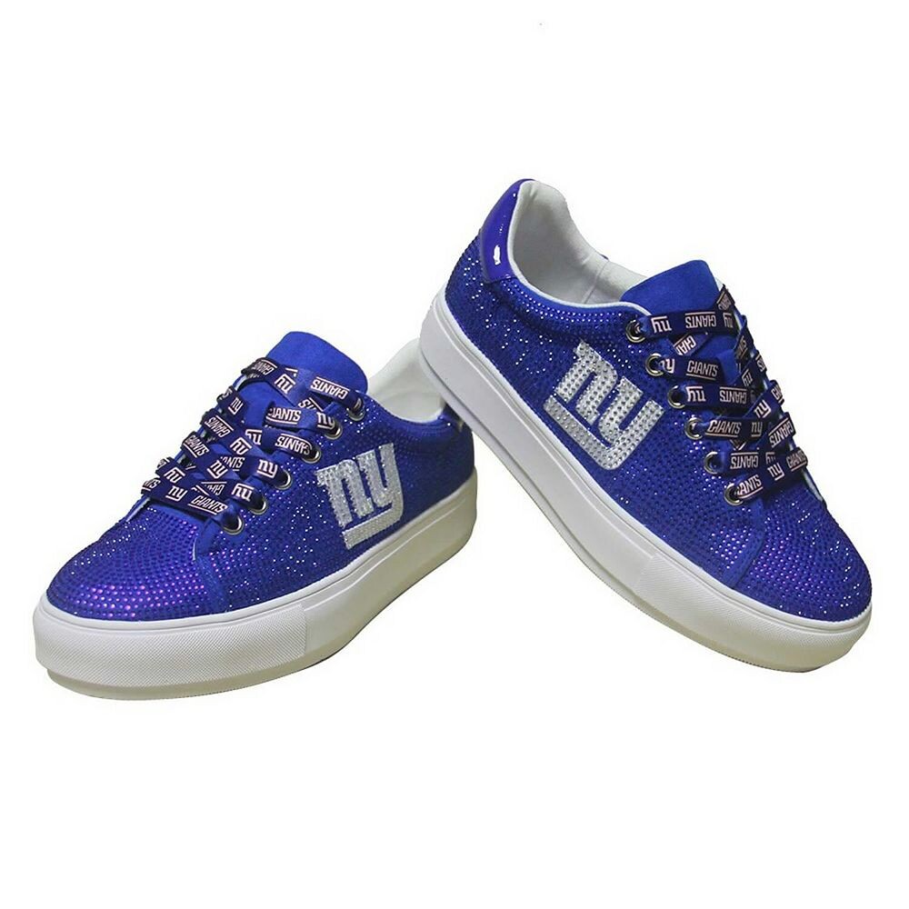 Женские кроссовки Cuce Royal New York Giants Team Color с кристаллами, цвет Gia Blue — фото 2