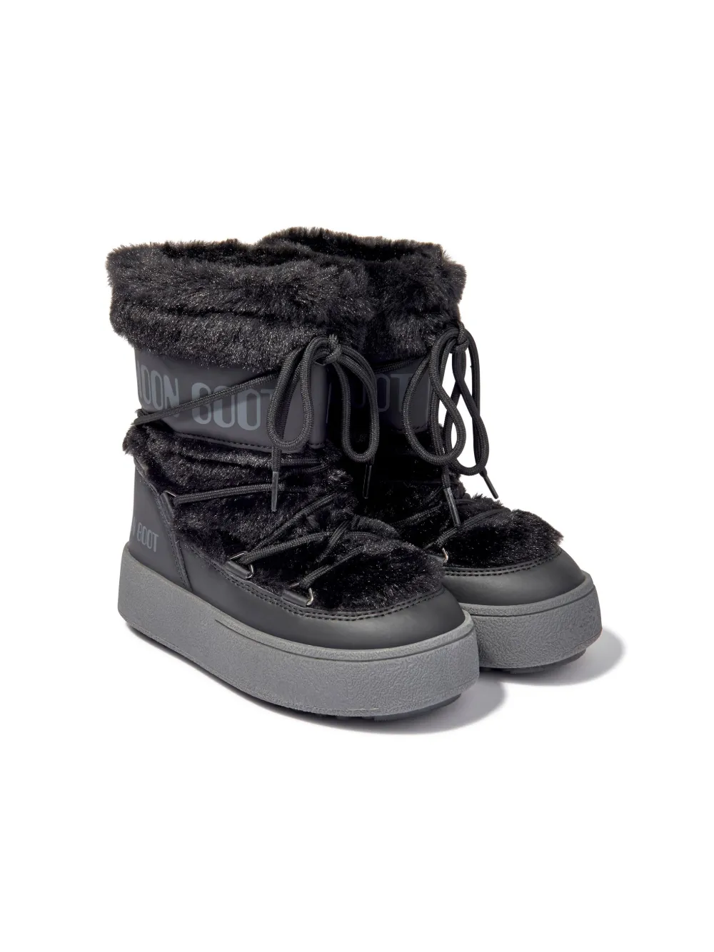 

Ботинки Ltrack Tube из искусственного меха Moon Boot Kids, черный