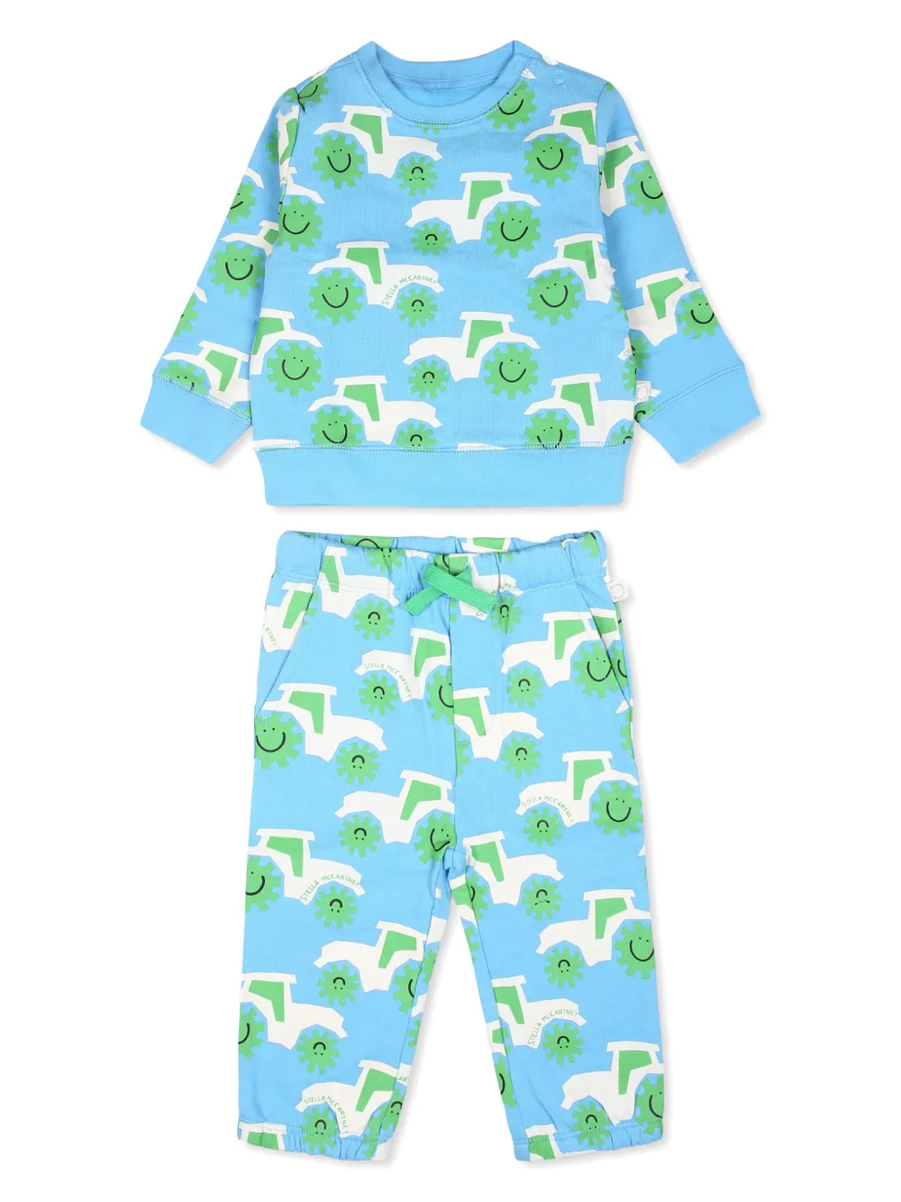 

Спортивный костюм с принтом Stella McCartney Kids, синий