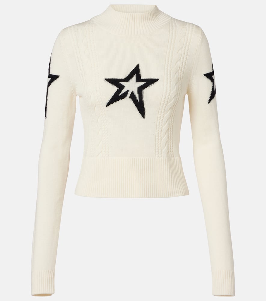 

Свитер с интарсией из шерсти Perfect Moment, Snow White