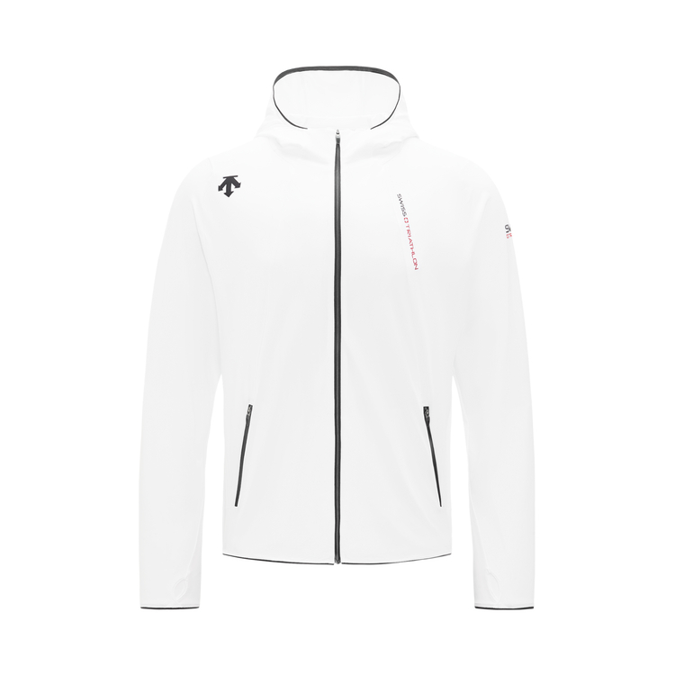 

DESCENTE Беговая куртка мужская, WT-Bright White Tpg