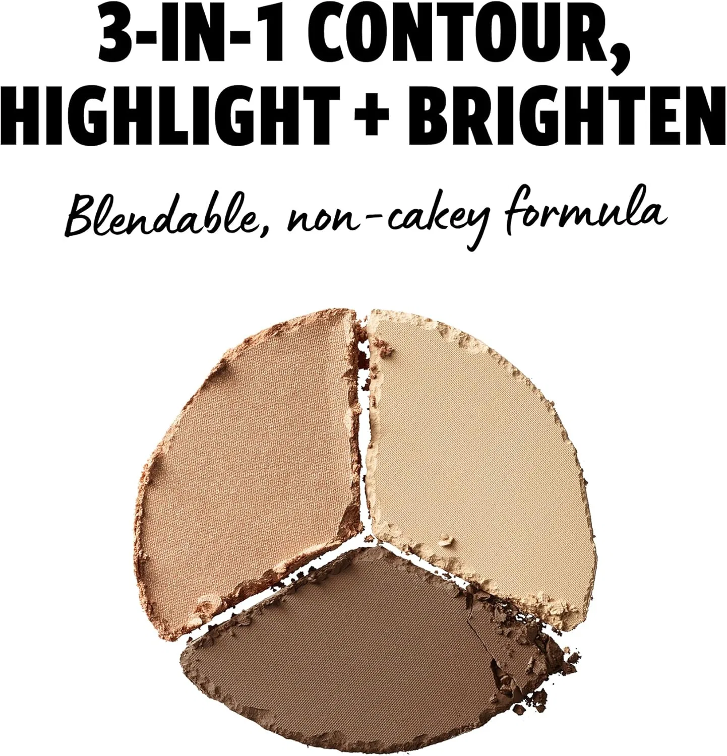 Палетка для скульптурирования лица NYX Professional Makeup 3 Step To Sculpt, светлый — фото 2