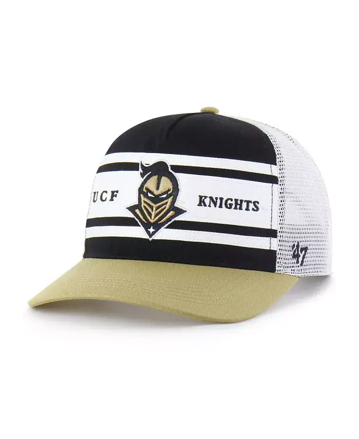 

Кепка дальнобойщика UCF Knights, черная/золотая, для больших мальчиков и девочек, с регулируемой посадкой и застежкой-молнией '47 Brand