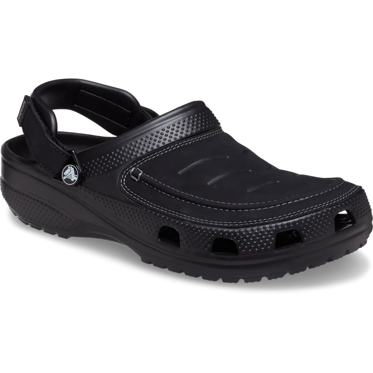 Мужские классические сабо Yukon Vista II LiteRide Crocs, Black/Slate Grey — фото 3