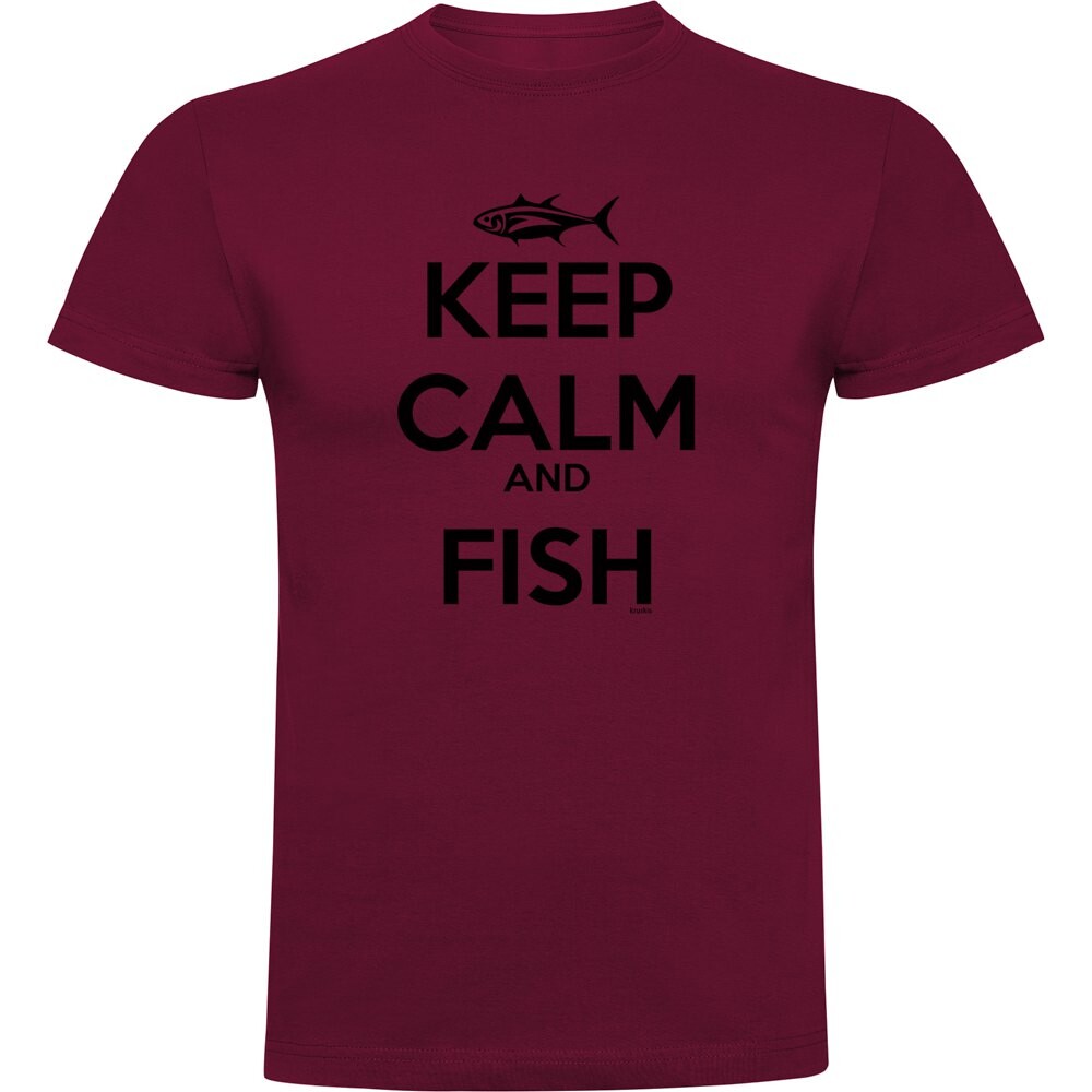 

Футболка Kruskis Keep Calm And Fish, красный