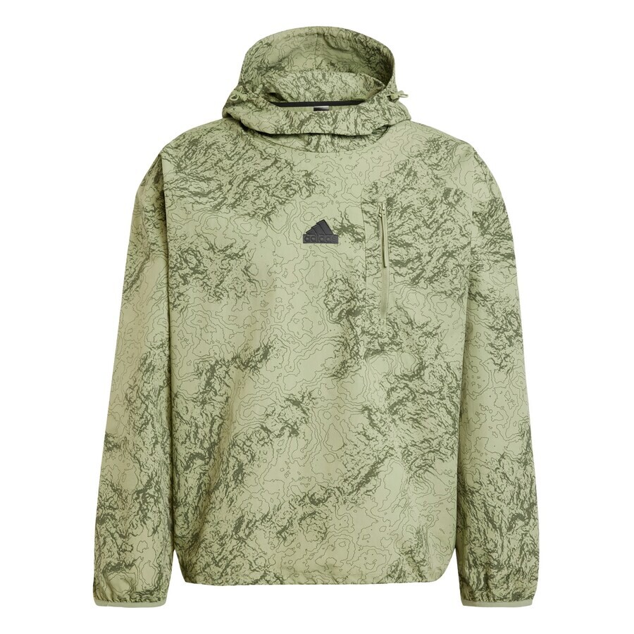 

Свитер ADIDAS SPORTSWEAR Athletic Sweater City Escape, зеленый/светло-зеленый