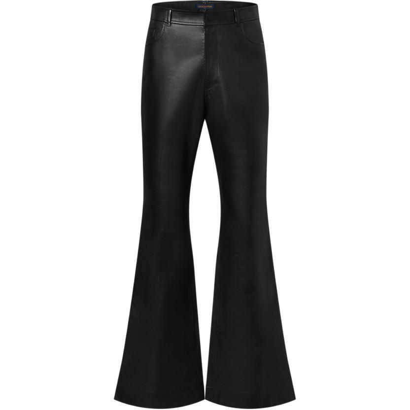 

Кожаные штаны Nigo FW25 мужские LOUIS VUITTON, черный